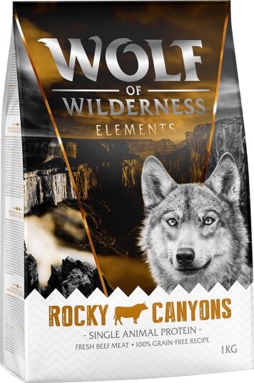 Wolf of Wilderness Monoprotein Rocky Canyons Kornfri Tørrfôr Okse 5kg