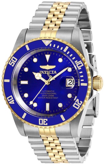 Invicta Herreklokke 29182 Pro Diver Blå/Gulltonet stål Ø42 mm Invicta Herreklokke 29182 Pro Diver Blå/Gulltonet stål Ø42 mm