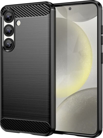 Hurtel Carbon Case fleksibelt silikon for Xiaomi 15 Pro Svart