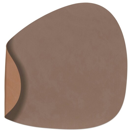 Lind Dna Curve L Vendbar Bordmatte 37x44 cm Truffle