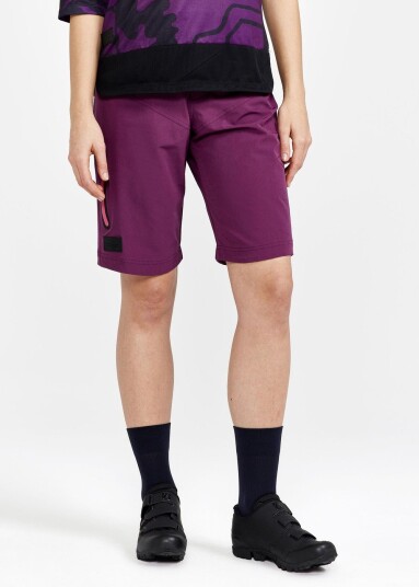 Craft Adv Offroad Shorts Pad W Burgundy S Sykkelbukser