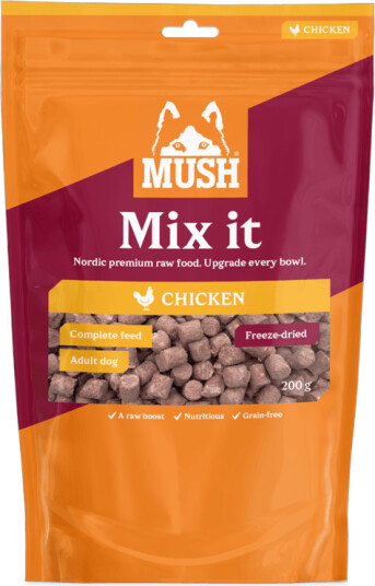 Mush Freeze-Dried Kyckling Hundefôr Tørrfôr 200 g Mush Freeze-Dried Kyckling Hundefôr Tørrfôr 200 g