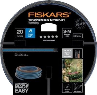Fiskars Vannslange 13Mm 1/2" 20M Q5