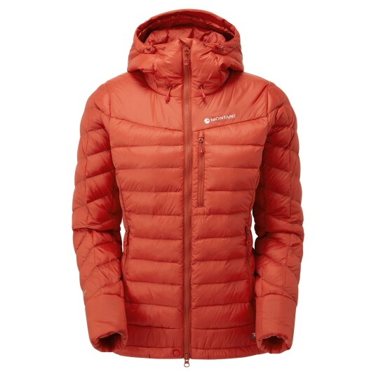 Montane Fem Ground Control Jacket dunjakke dame rød 42(XL)