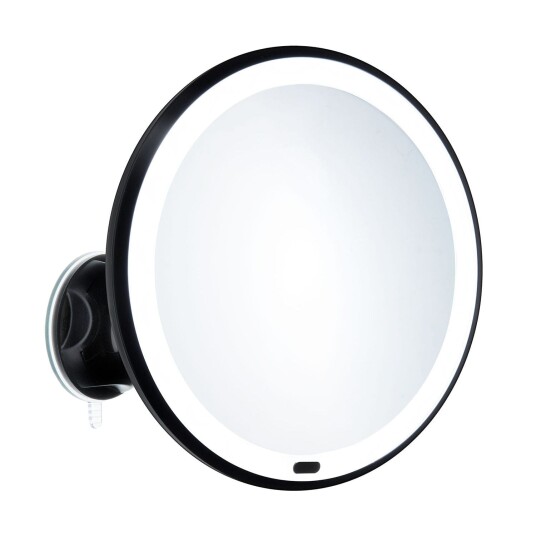 Beslagsboden Glow 630 Sminkespeil LED med Sugekopp Svart Matt Beslagsboden Glow 630 Sminkespeil LED med Sugekopp Svart Matt