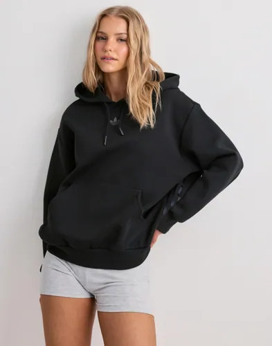 Adidas Originalsvart Spacer Hoodie