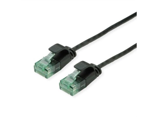Roline 21.45.3452 0,5 M Cat6a U/Utp Utp Rj-45 Rj-45 Sort
