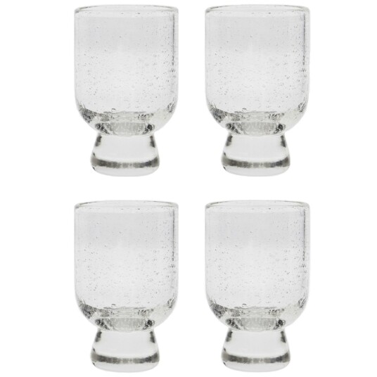 House Doctor Rich Glass 4 pk Klar House Doctor Rich Glass 4 pk Klar
