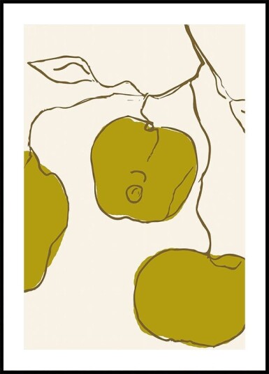 Applesno06 Plakat Plakat / 100x150cm