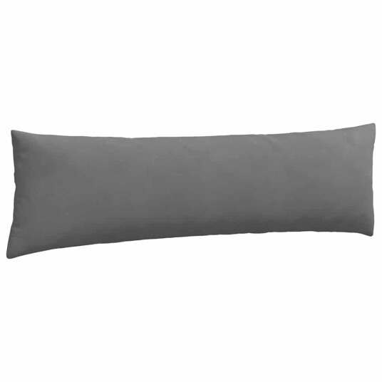 Sofaputer 2 pcs Mørkegrå 145 x 40 cm stoff