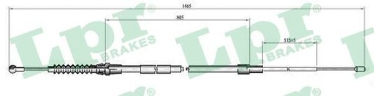 Bremsewire LPR C0064B Bremsewire LPR C0064B