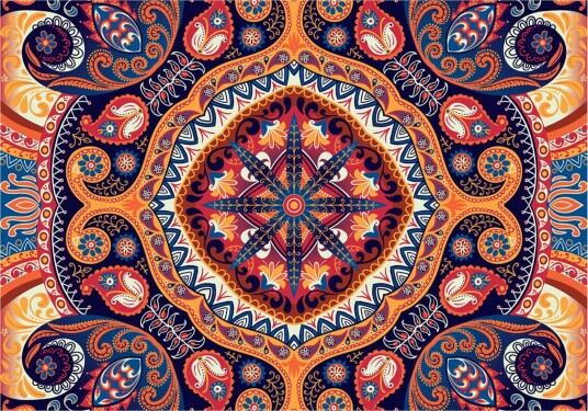 Fototapet Exotic Mosaic 250x175 - Artgeist sp. z o. o.