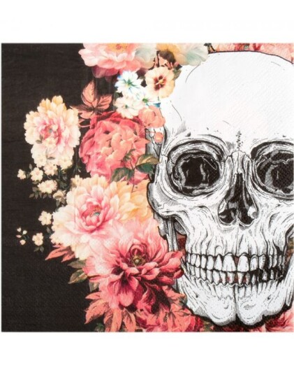 20 stk Servietter 33x33 cm Day of the Dead