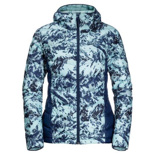 Jack Wolfskin Women's Helium Peak Hoody XS, Frostedblueallover Jack Wolfskin Women's Helium Peak Hoody XS, Frostedblueallover