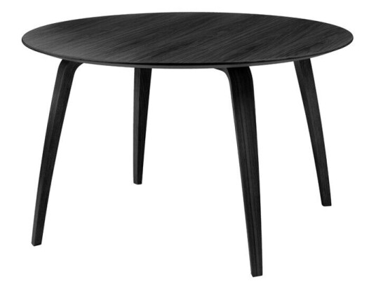 Gubi rundt spisebord Black stained ash