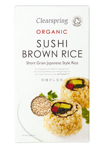 Clearspring Sushi Ris (Brun) 500g