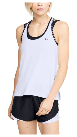 Under Armour Women's Knockout Tank Hvit L Woman Under Armour Women's Knockout Tank Hvit L Woman