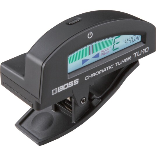 Boss Tu-10-Bk Clip-On Kromatisk Tuner, Sort Boss Tu-10-Bk Clip-On Kromatisk Tuner, Sort