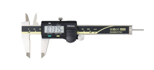 Mitutoyo Absolute Aos Digimatic Skjutmått 500-195-30 0-4in, 0,0005in, Rund Sticka, Friktionsrulle Mitutoyo Absolute Aos Digimatic Skjutmått 500-195-30 0-4in, 0,0005in, Rund Sticka, Friktionsrulle