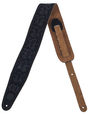 Levys Svart Paisley Suede Strap 3""