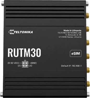 Teltonika RUTM30 Trådløs Router 5G 4G Wi-Fi 5 Dobbeltbånd DIN Skinnemonterbar Teltonika RUTM30 Trådløs Router 5G 4G Wi-Fi 5 Dobbeltbånd DIN Skinnemonterbar
