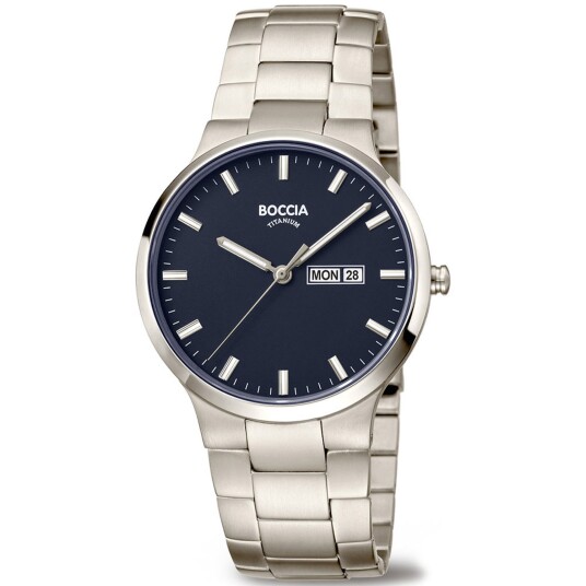Boccia Titanium 3649-02 - Herre - 39 mm - Analog - Kvarts urverk - Safirglass Boccia Titanium 3649-02 - Herre - 39 mm - Analog - Kvarts urverk - Safirglass