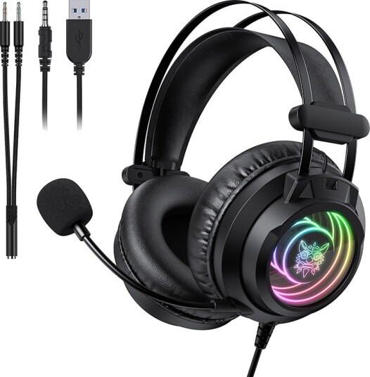 Onikuma X80 Gaming Headphones Svart Onikuma X80 Gaming Headphones Svart