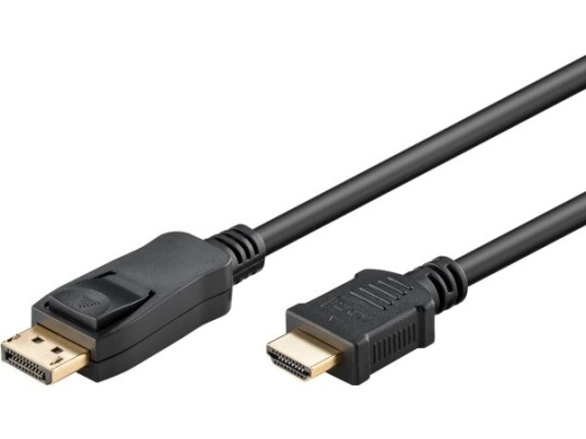 Goobay 64835 5 M Displayport Hdmi Type A Standard Hankjønn Hankjønn Rett Goobay 64835 5 M Displayport Hdmi Type A Standard Hankjønn Hankjønn Rett