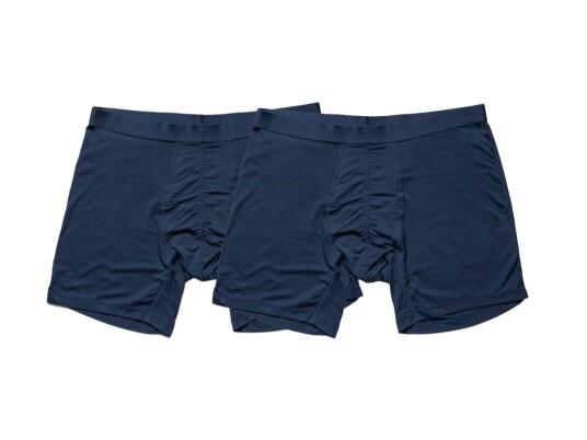 Panos Emporio 2pk Lyocell Pouch Boxer Navy XX Large