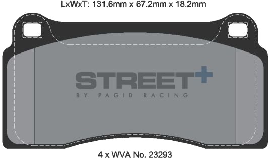 PAGID Racing T8021SP2001 Bremseklosser