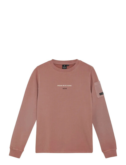 Indian Blue Jeans T-Shirt Longsleeve Backprint Orange 116 Indian Blue Jeans T-Shirt Longsleeve Backprint Orange 116
