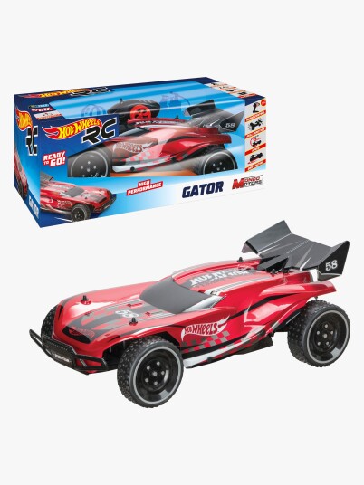 Toyrock Hot Wheels Gator Radiostyrt Bil 1:10 Rød med Driftfunksjon Toyrock Hot Wheels Gator Radiostyrt Bil 1:10 Rød med Driftfunksjon