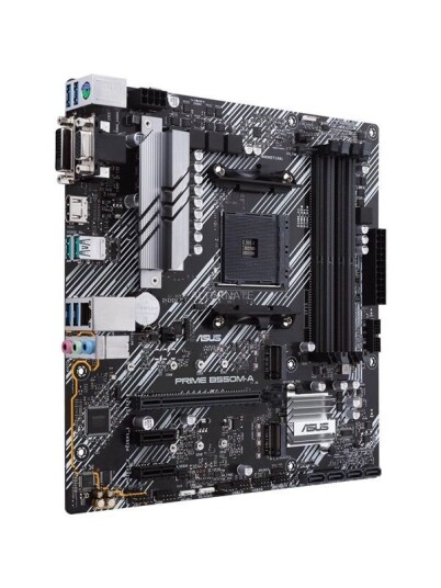 ASUS Prime B550M-A/CSM Micro ATX Hovedkort med Socket AM4 og støtte for Ryzen 5000/4000/3000-series ASUS Prime B550M-A/CSM Micro ATX Hovedkort med Socket AM4 og støtte for Ryzen 5000/4000/3000-series