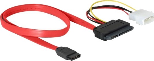 Delock Sata All In One Cable Sata Kabel Serial Ata 150/300 4 Pin Intern Strøm Sata Til Sata Kombo Hunn 50 Cm Delock Sata All In One Cable Sata Kabel Serial Ata 150/300 4 Pin Intern Strøm Sata Til Sata Kombo Hunn 50 Cm