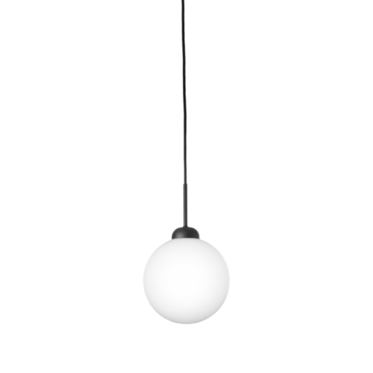 Nuura Apiales 1 Taklampe Stor Sateng Sort & Opal Nuura Apiales 1 Taklampe Stor Sateng Sort & Opal