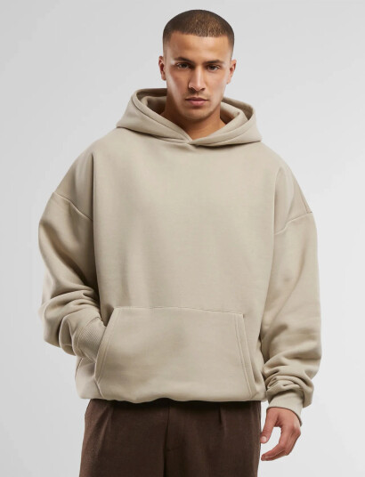 Prohibited Oversized Hoodie - Beige - XL