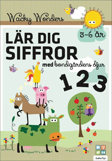 Barbo Toys Wacky Wonders Pysselbok   Bondgårdens Djur   Lär Dig Siffror 123 Se   Multi/patterned   ONE SIZE