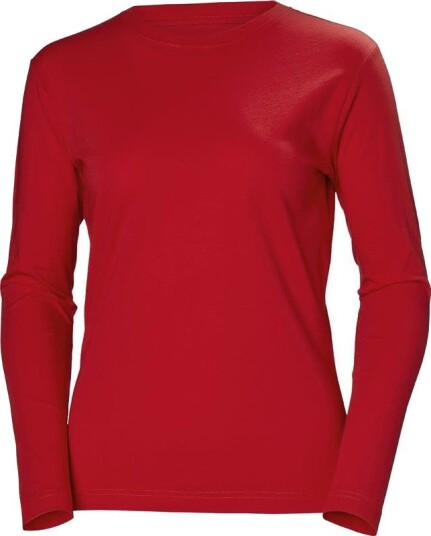 Helly Hansen Workwear Langermet T-Skjorte Manchester 79159-220 Rød