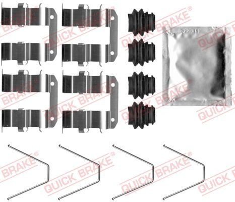 Tilbehørsett, skivebremse belegg QUICK BRAKE 109-0094