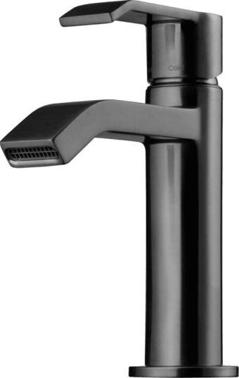 Tapwell VIC071 Servantbatteri Brushed Black Chrome