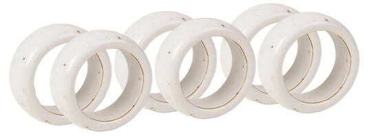 Broste Copenhagen Nordic Vanilla serviettring 6-pack Broste Copenhagen Nordic Vanilla serviettring 6-pack