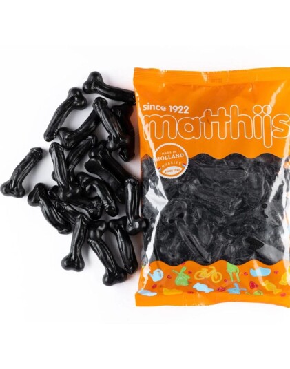 1 kg Matthijs Drop Lullen Penisformet Myk Lakris