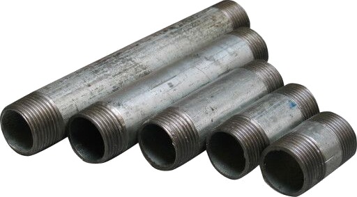 3/8" x 30 mm galvanisert nippelrør