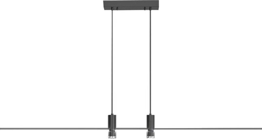 19W LED pendellampe sort 2160lm 80 115cm fås i 3000K og 4000K Kulør : Varm