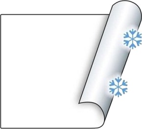 Prisetiket Meto Køl/Frys 29X28mm Hvid Pakke A 5 Stk