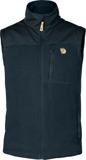 Fjellreven Men"s Buck Fleece Vest Dark Navy L