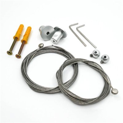Jo Safety Justerbare beslag til takmontering 2 stk. kabler/ wire 138060 Jo Safety Justerbare beslag til takmontering 2 stk. kabler/ wire 138060