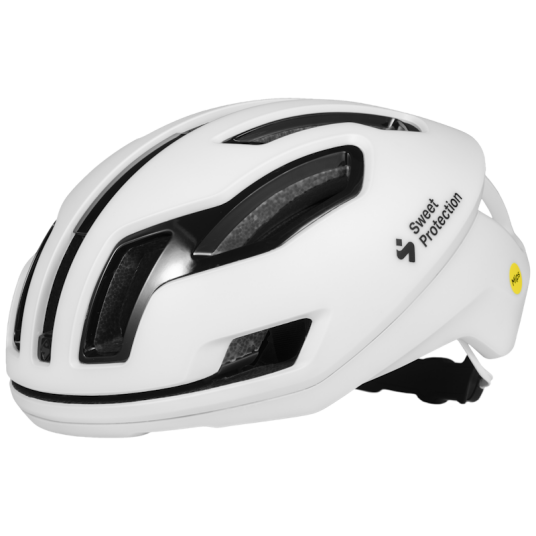 Sweet Protection Falconer 2Vi MIPS sykkelhjelm Satin White