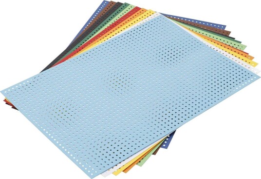 Creativ Company Broderipapir Assorterte Farger 10 Ark 300 g