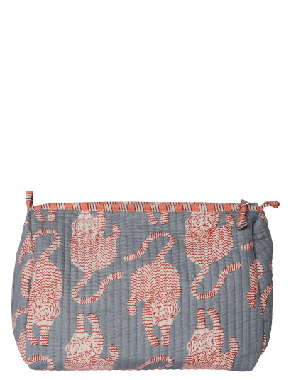 Au Maison Cosmetic Bag - Grey - 14X23CM Au Maison Cosmetic Bag - Grey - 14X23CM